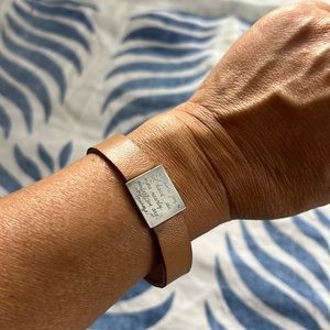 Jeanine Payer leather bracelet